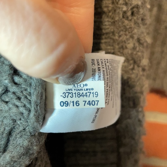 American Eagle AE Soft Open Front Longline Sweater Cardigan - Picture 8 of 10